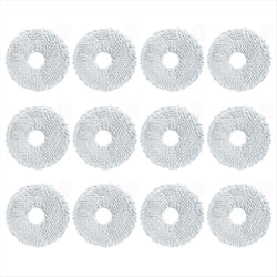 12PCS Mop Rag for Dream Bot L10S Pro L10S Ultra L20 Ultra X20 Pro X30