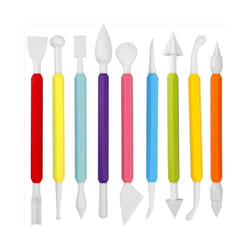 9Pcs Fondant Modeling Tools Set, Paste for Cake Decorating