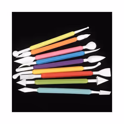 9Pcs Fondant Modeling Tools Set, Paste for Cake Decorating