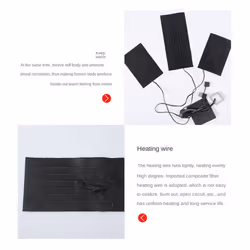 USB Warm Paste Pads Heating Pad One Drag Three Heating Pad