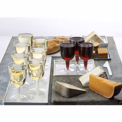 50Pcs Clear Plastic Wine Glass Recyclable, Disposable & Reusable Cups