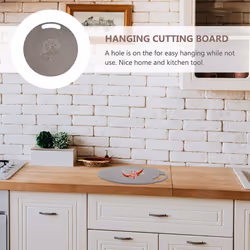 Cutting Board Plastic Kitchen Cutting Board Round Baking Board 31cm