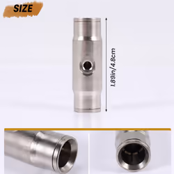 3/8 Inch Mist Cooling System Joint 3/16 Inch Nozzle T-Connector 20Pcs
