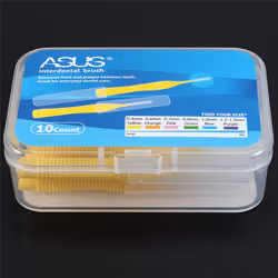 10Pcs/Box 0.4MM Straight interdental brush interdental brush