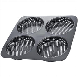 Hamburger Bun Pan, 5 Inch Non-Stick Carbon Steel Hamburger Mold