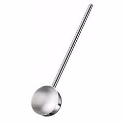 Small Soup Ladle Stainless Steel Metal Deep Spoon With Pour Spout