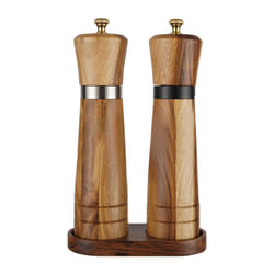 Salt and Pepper Grinder Set,Wooden Salt and Pepper Mill Shaker