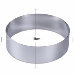 4/6/8 Inch Cake Mold Stainless Steel Baking Tool Set Muffin Ring DIY
