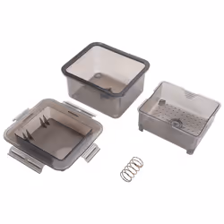 DIY Plastic Tofu Press Mold with Cheese Cloth Kitchen Cooking,Gray