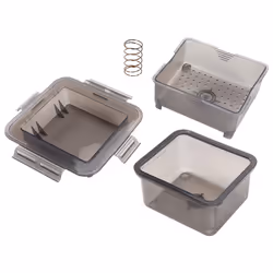 DIY Plastic Tofu Press Mold with Cheese Cloth Kitchen Cooking,Gray