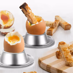 2 Pack,Stainless Steel Egg Cups for Hard Boiled Egg,Kitchen Display