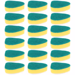 18 Pcs Dish Wand Refills Replacement Sponge Heads for Cleaning Brush