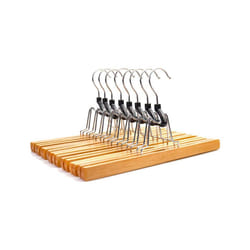 8 Piece Wooden Series Non-Slip Wood Hangers with 360 Degree Rotation
