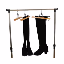 8 Piece Wooden Series Non-Slip Wood Hangers with 360 Degree Rotation