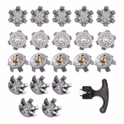 20Pcs Golf Shoe Spikes Replacements,Golf Shoe Cleats with Spanner