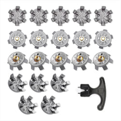 20Pcs Golf Shoe Spikes Replacements,Golf Shoe Cleats with Spanner