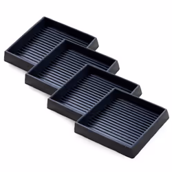 4Pcs Furniture Pads- 2x2In Anti Skid Caster Cups, Leg Coasters