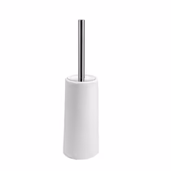 Toilet Brush and Holder, 2Pack Toilet Brush with Long Handle, White