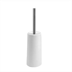 Toilet Brush and Holder, 2Pack Toilet Brush with Long Handle, White
