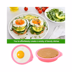 4 Pcs Air Fryer Egg Molds, Air Fryer Egg Molds Silicone