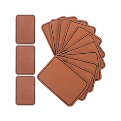 90Pcs Laser Engraving Blanks, Blank Leather Patch for Hat