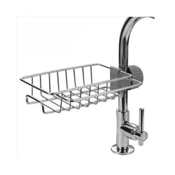 Kitchen Stainless Steel Sink Drain Rack Sponge Storage Faucet Holder