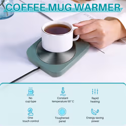 Mug Heater Coffee Mug Cup Warmer Milk Tea Water Heating Pad EU Plug