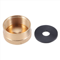 8PCS Solid Brass Propane Bottle Caps for Outdoor Stove