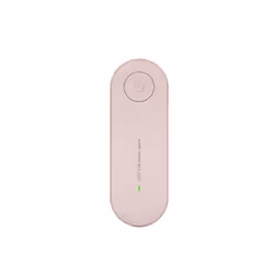 Plug in Air Purifier for Home Cleaner Mini Air Ionizer Pink US Plug