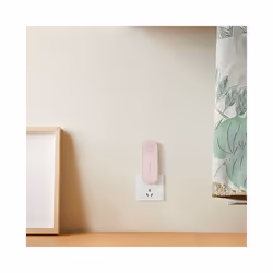 Plug in Air Purifier for Home Cleaner Mini Air Ionizer Pink US Plug
