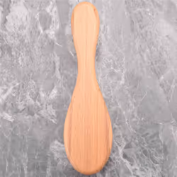 Wooden Handle Hairdressing Soft Fiber Brush Barber Neck Duster