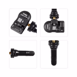 4Pcs TPMS Tire Pressure Monitor Sensor 315/433MHZ for- Black