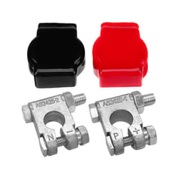 Battery Terminal Negative & Positive with Cover Made of Alloy Kit