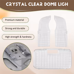 3Pcs Car Clear Interior Dome Light Cover for Prius 2010-2015