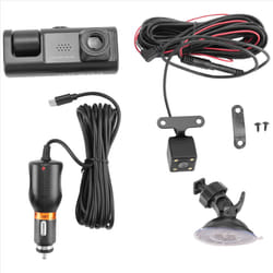 3 Camera Lens Car DVR 3-Channel Dash Cam HD 1080P Recorder