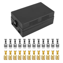 Car Blade Relay Socket Black Box 18 Way Blade For Automotive Marine
