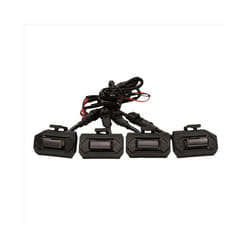 4PCS Car LED Front Grill Lights External Grill Lamp Smoke