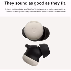 Google Pixel buds Pro 2 white earbud TWS Bluetooth earphones suitable for iPhone and Android