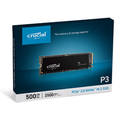 Yingruida Crucial Solid State Drive P3 PLUS 500GB PCI Express 4.0 x4 M.2 2280 bulk