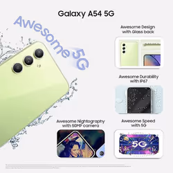 Smartphone Samsung Galaxy A54 A546B 5G Double SIM 8/128 GB - Green
