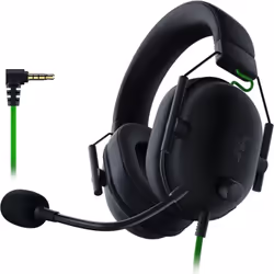 Game Earphones Razer BlackShark V2 X Gaming Headset: 7.1 Surround Sound - 50mm Drivers - Memory Foam Cushion- 3.5mm Audio Jac ...