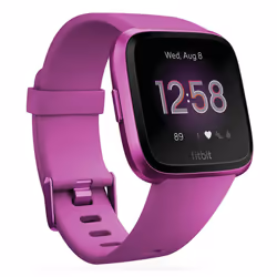 Smartwatch Fitbit Versa Lite dial purple 40mm strap silicone smartwatch