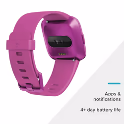Smartwatch Fitbit Versa Lite dial purple 40mm strap silicone smartwatch