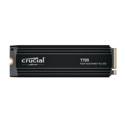 Crucial T705 with Heatsink PCIe Gen5 NVMe M.2 SSD 2TB