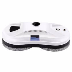 Liectroux YW610 Window Cleaner Robot, Ultrasonic Spray, AI Routing, Dual-disk Mopping, UPS Protection