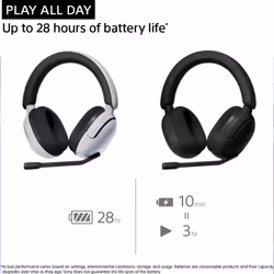 Gaming earphones Sony INZONE H5 black head mounted Bluetooth earphones