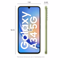 Smartphone Samsung Galaxy A34 A346B 5G Double SIM 6/128 GB - Green
