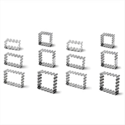 Blessing Frame Cookie Mold Wave Rectangular Cookie Cutter Mold
