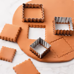 Blessing Frame Cookie Mold Wave Rectangular Cookie Cutter Mold