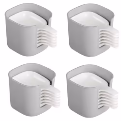 Dipping Plate Set with Storage Box Home Kitchen Seasoning Sauce Bowl